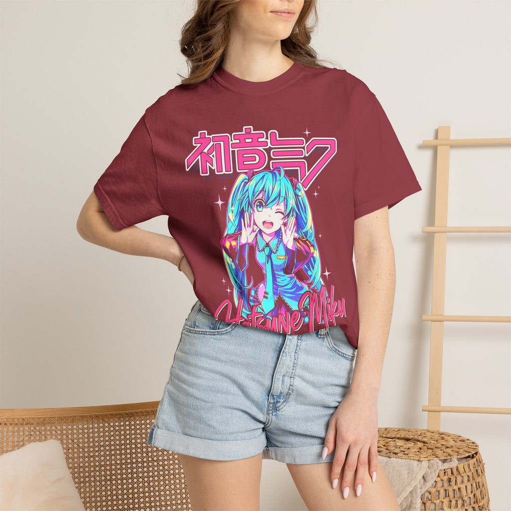 Teal Twin Tail Virtual Singer Classic Tee | Kawaii Anime Pop