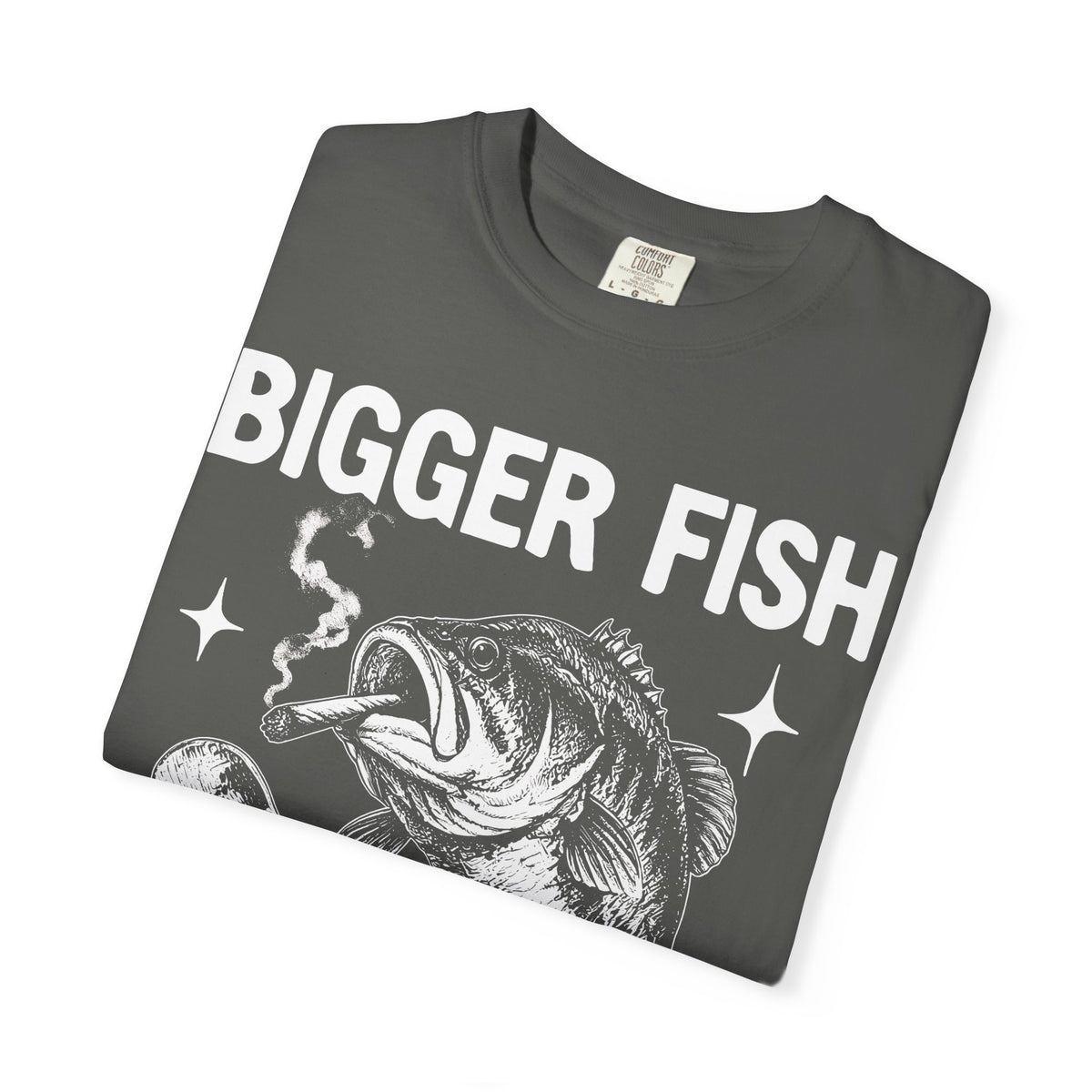 Bigger Fish Gets Fried Classic Tee | Funny Skater | Fish Meme