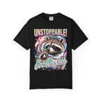 Unstoppable Overthinking Raccoon Classic Tee | 90s Funny Gift