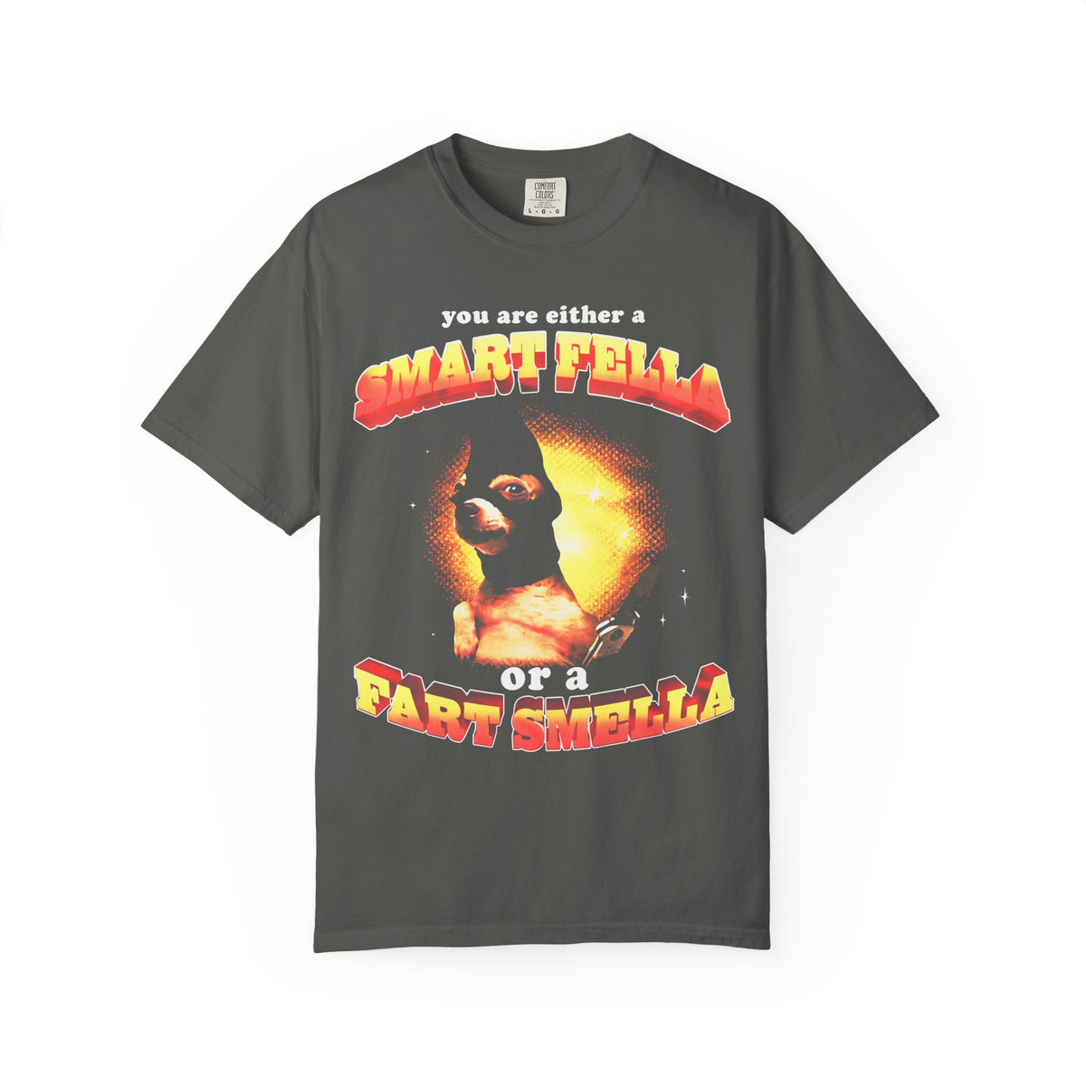 Smart Fella Or Fart Smella Classic Tee | Funny Meme Gift