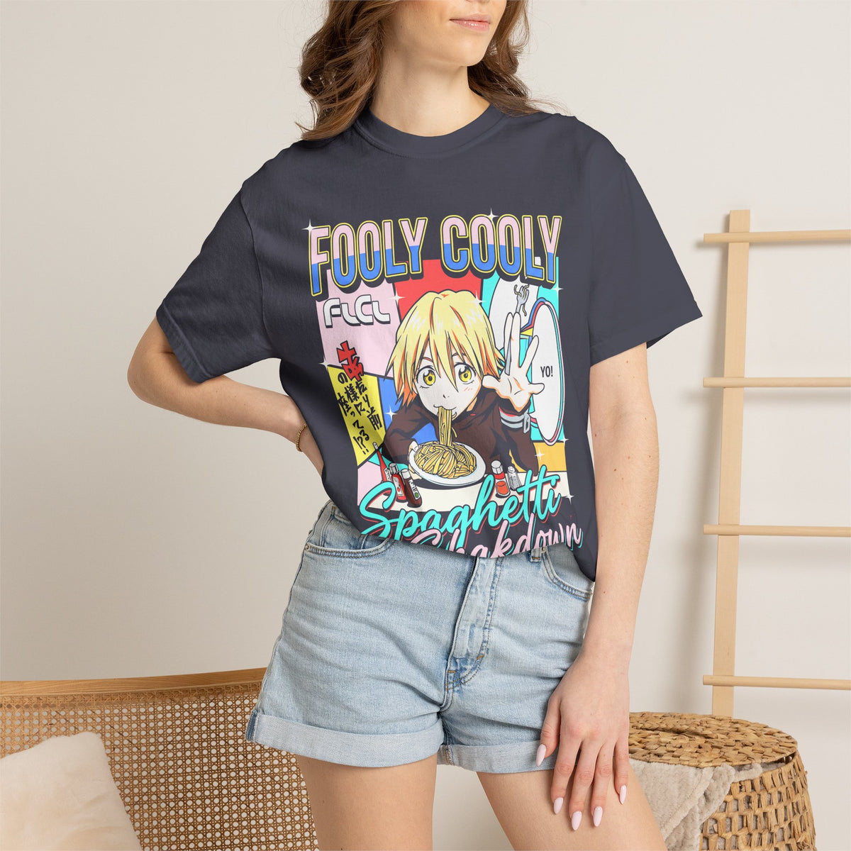 Retro Noodle Lover Classic Tee | Anime Boy | Japanese Gift