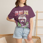 Im Not Sick Crepuscular Raccoon Classic Tee | 90s Retro Graphic