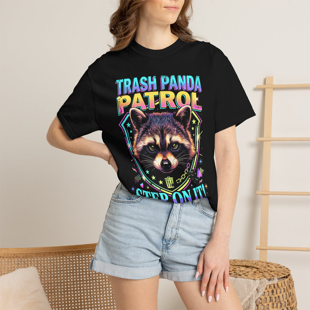 Trash Panda Patrol Step On It T-Shirt - Est 1993 Vintage Raccoon Graphic Tee