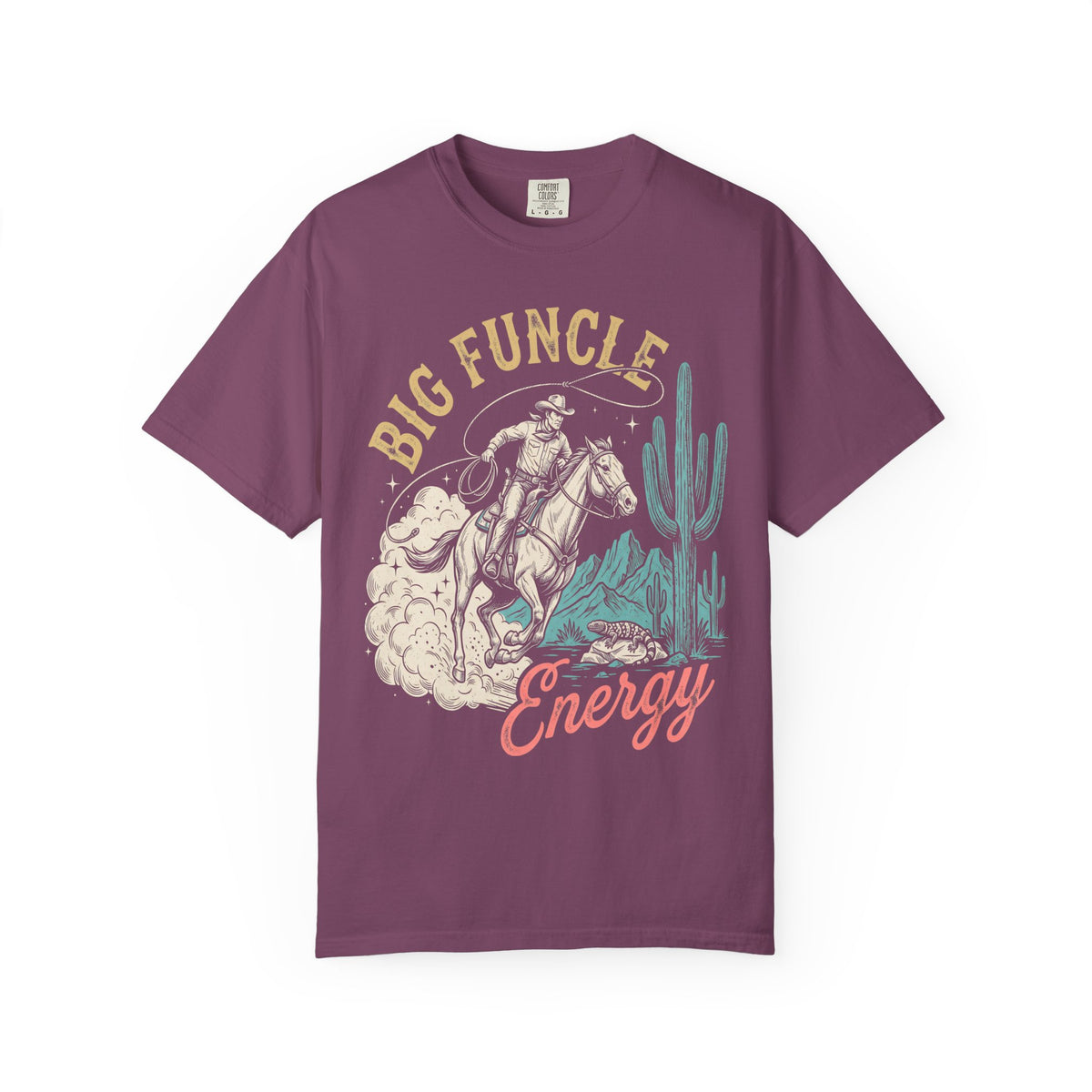 BIG FUNCLE Energy Classic Tee | Vintage Western | Desert Cactus