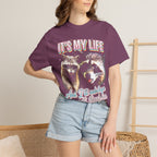 Its My Life Sabotage Myself Raccoon Classic Tee | Funny Meme