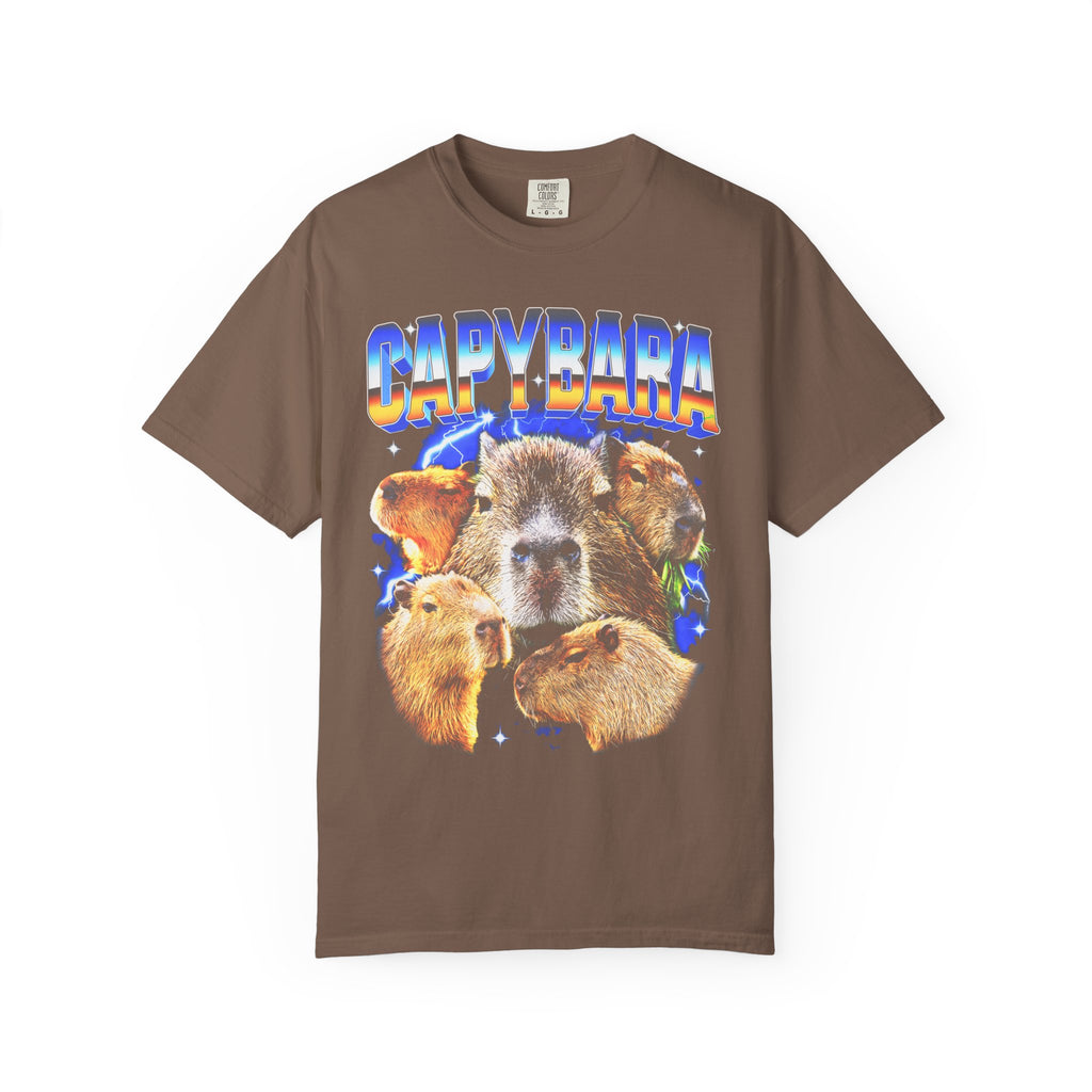 Capybara Lightning Classic Tee | 90s Retro | Animal Gift