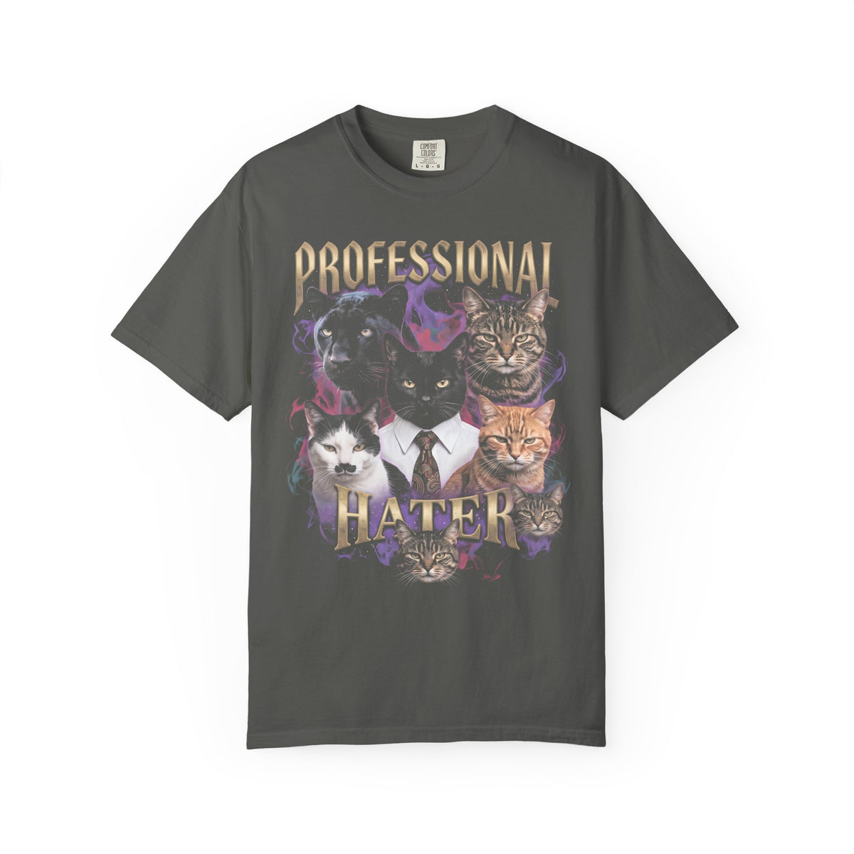 Professional Hater Classic Tee | Business Cat | 90s Bootleg
