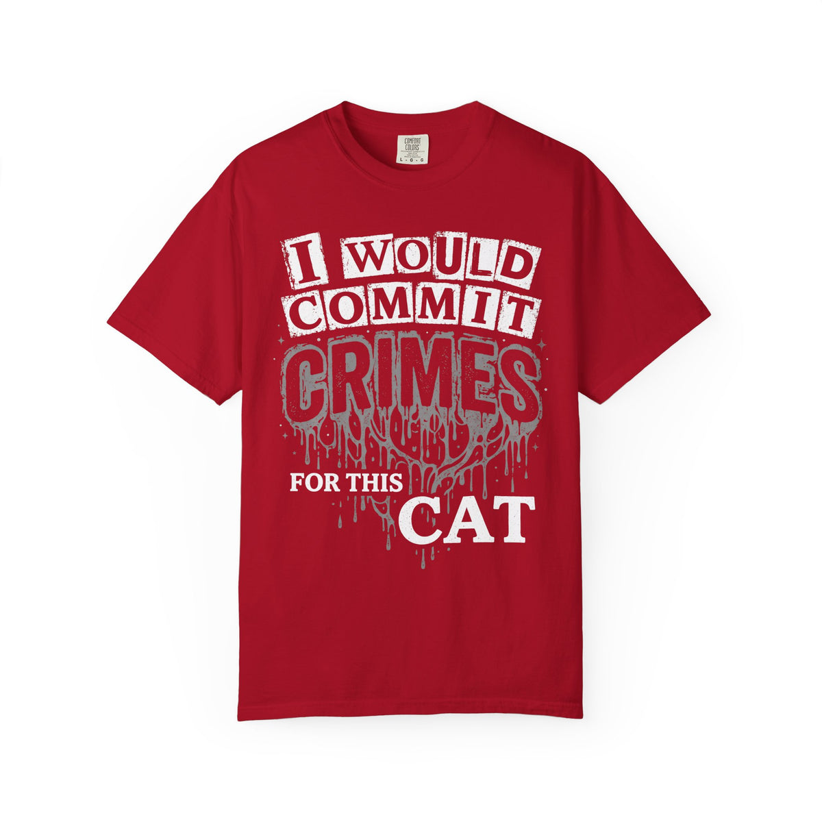 I Would Commit Crimes For This Cat Classic Tee | Gothic Pet Lover