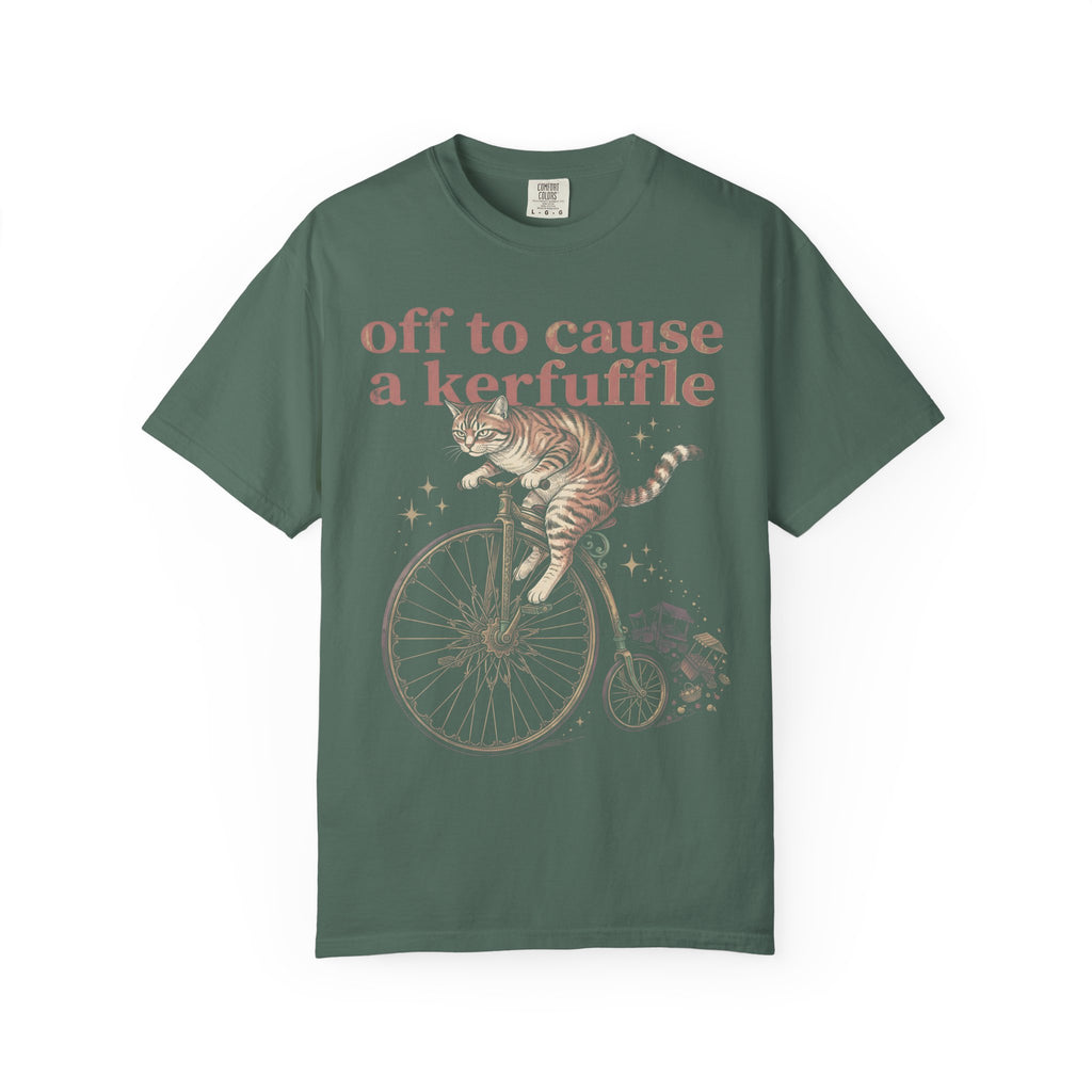 Off To Cause A Kerfuffle Classic Tee | Tabby Cat | Vintage