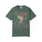 Off To Cause A Kerfuffle Classic Tee | Tabby Cat | Vintage