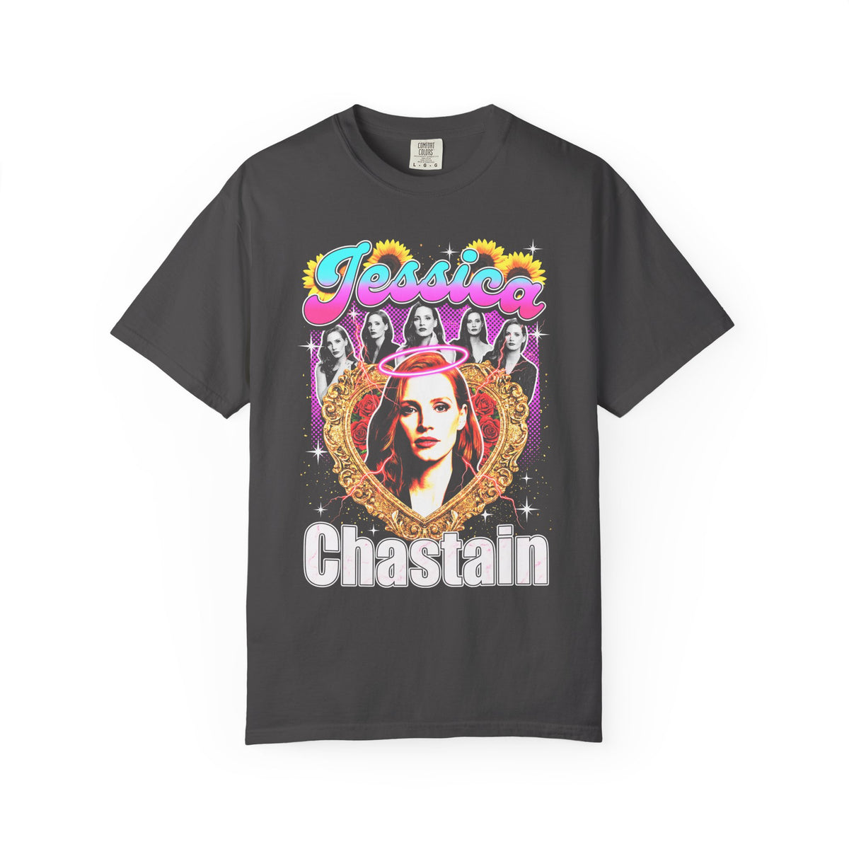 Jessica Chastain Classic Tee | 90s Graphic | Bootleg Style