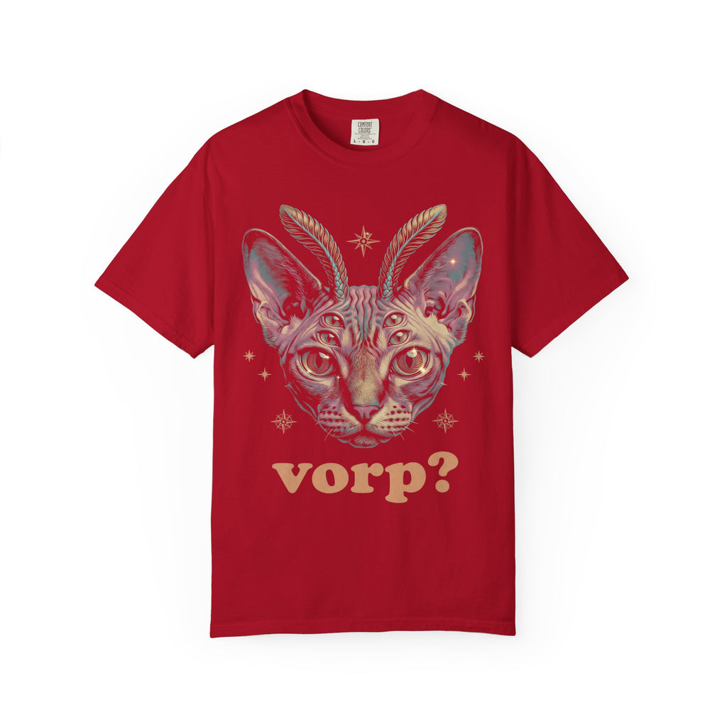 Vorp Alien Cat Classic Tee | Retro Sci-Fi | Sphynx Feline