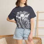 Raccoon City Skull Classic Tee | 90s Retro | Gaming Gift
