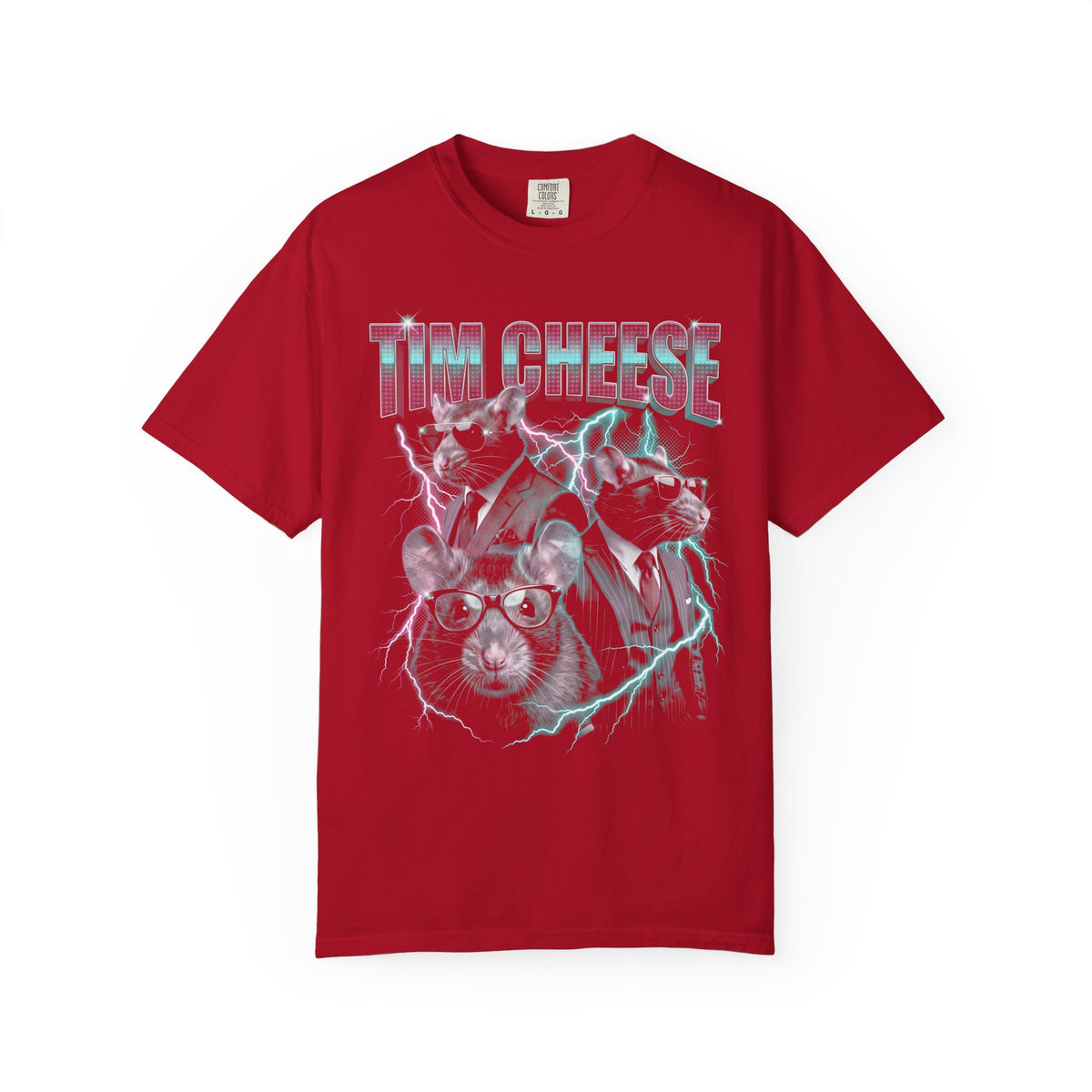 Tim Cheese Rat Boss Classic Tee | 90s Retro Bootleg Art