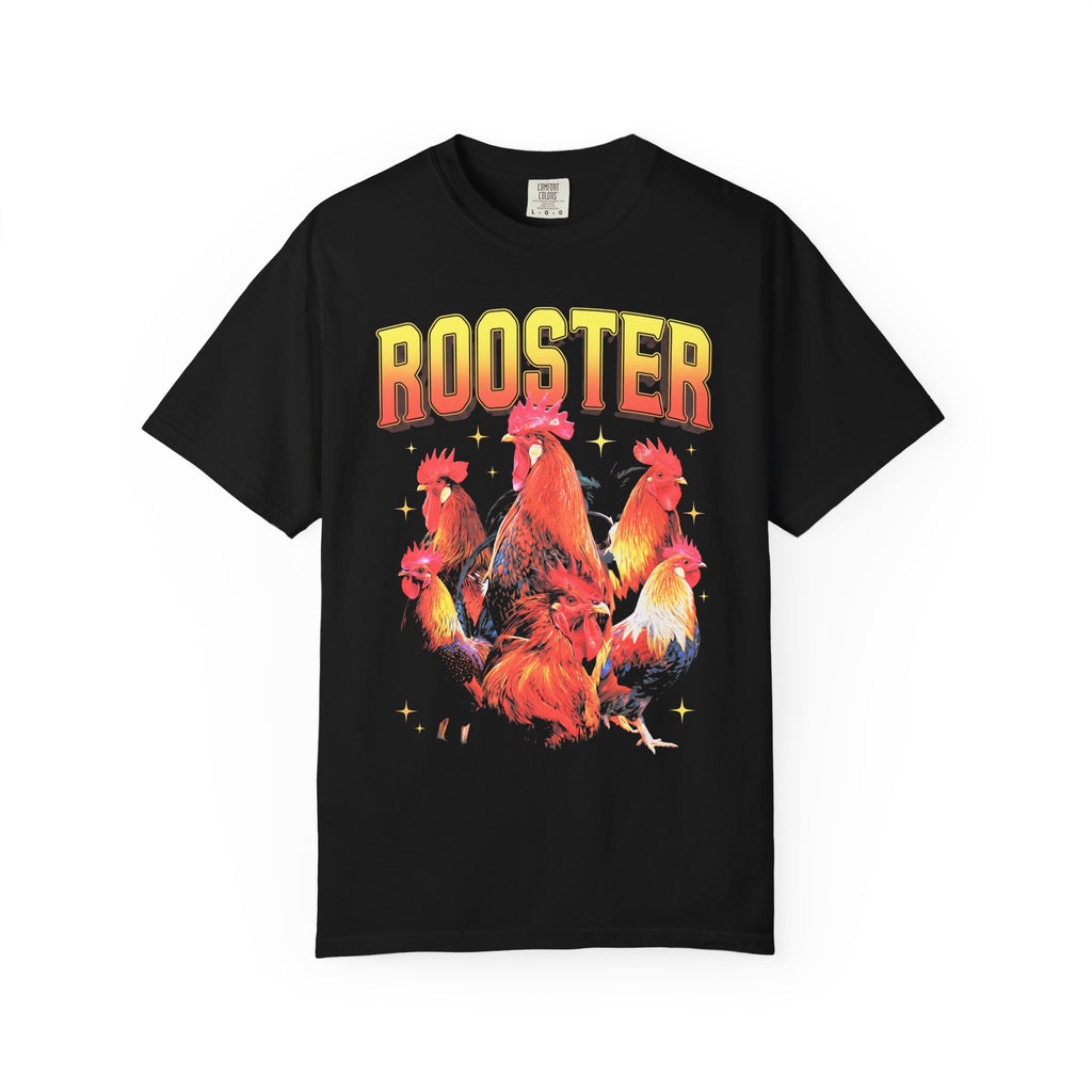 Vintage Rooster Classic Tee | 90s Graphic | Chicken Gift