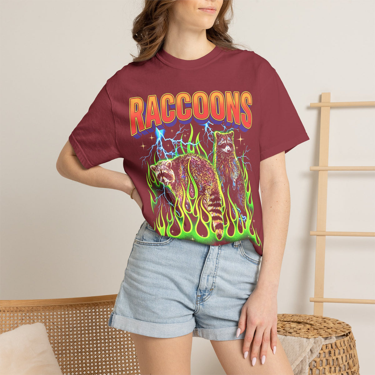 Retro Trash Panda Raccoons Classic Tee | 90s Vintage Gift
