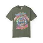 Yass Queen Slay Classic Tee | Psychedelic Cat | Kitten Art