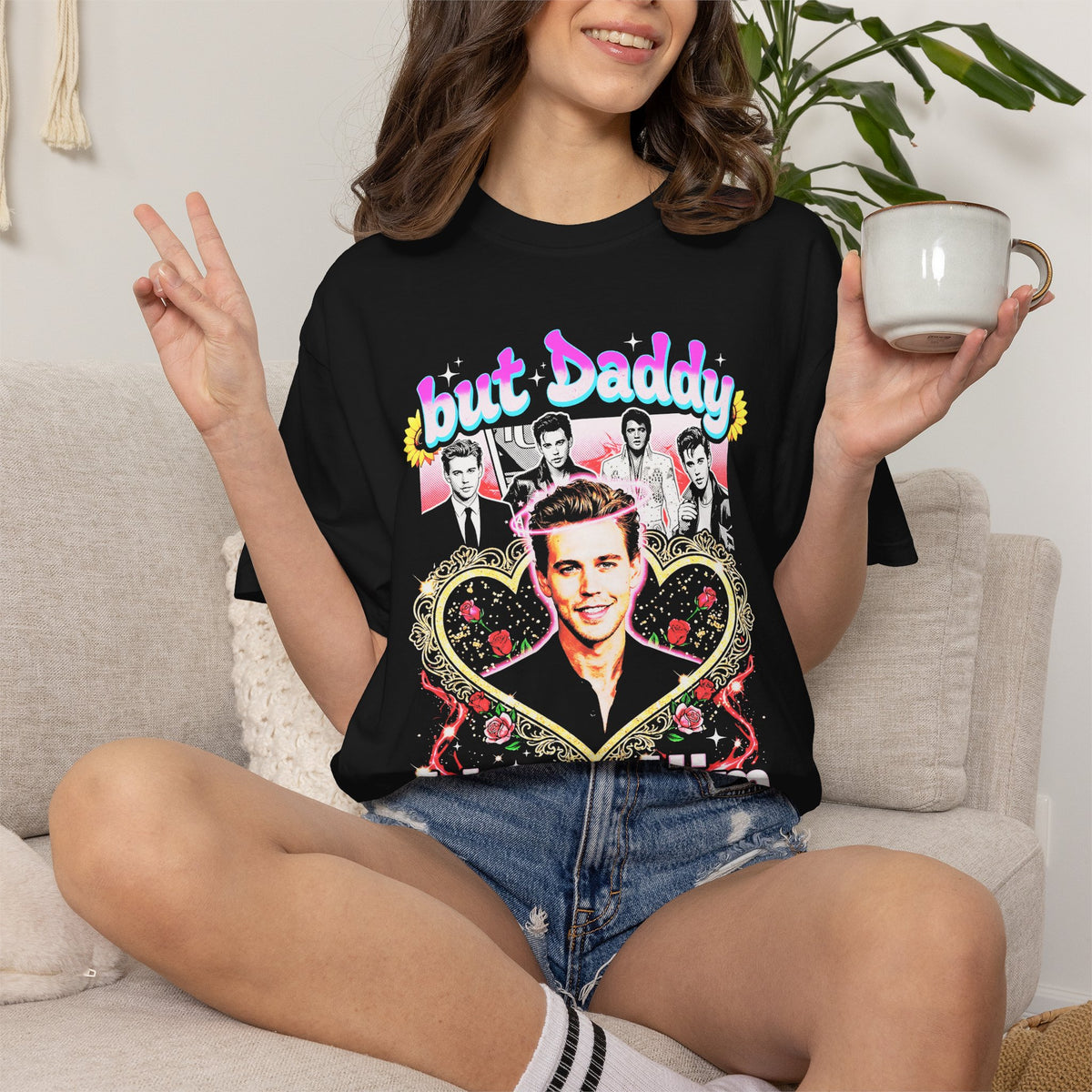 But Daddy I Love Him Austin Butler Classic Tee | 90s Retro