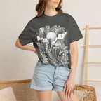 Raccoon City Skull Classic Tee | 90s Retro | Gaming Gift