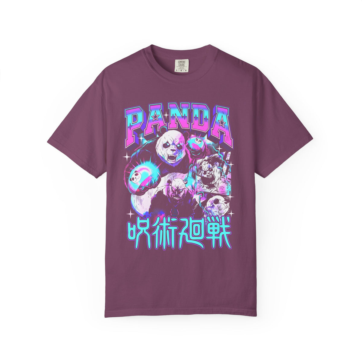 Panda Sorcerer Fighter Classic Tee | Japanese Anime | Magic Gift