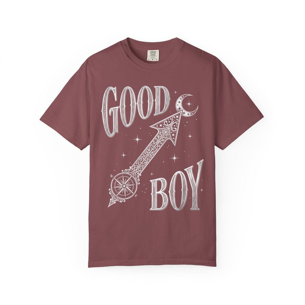 Good Boy Cosmic Guidance Classic Tee | Mystical Compass Rose