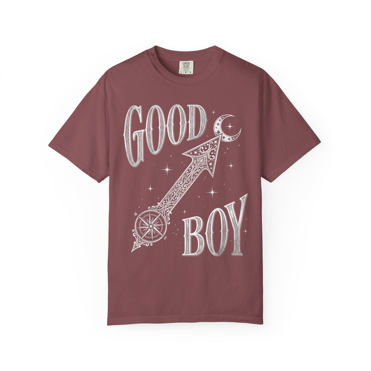 Good Boy Cosmic Guidance Classic Tee | Mystical Compass Rose