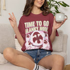 Time To Go Blanky Mode Classic Tee | Goodnight Funny Raccoon