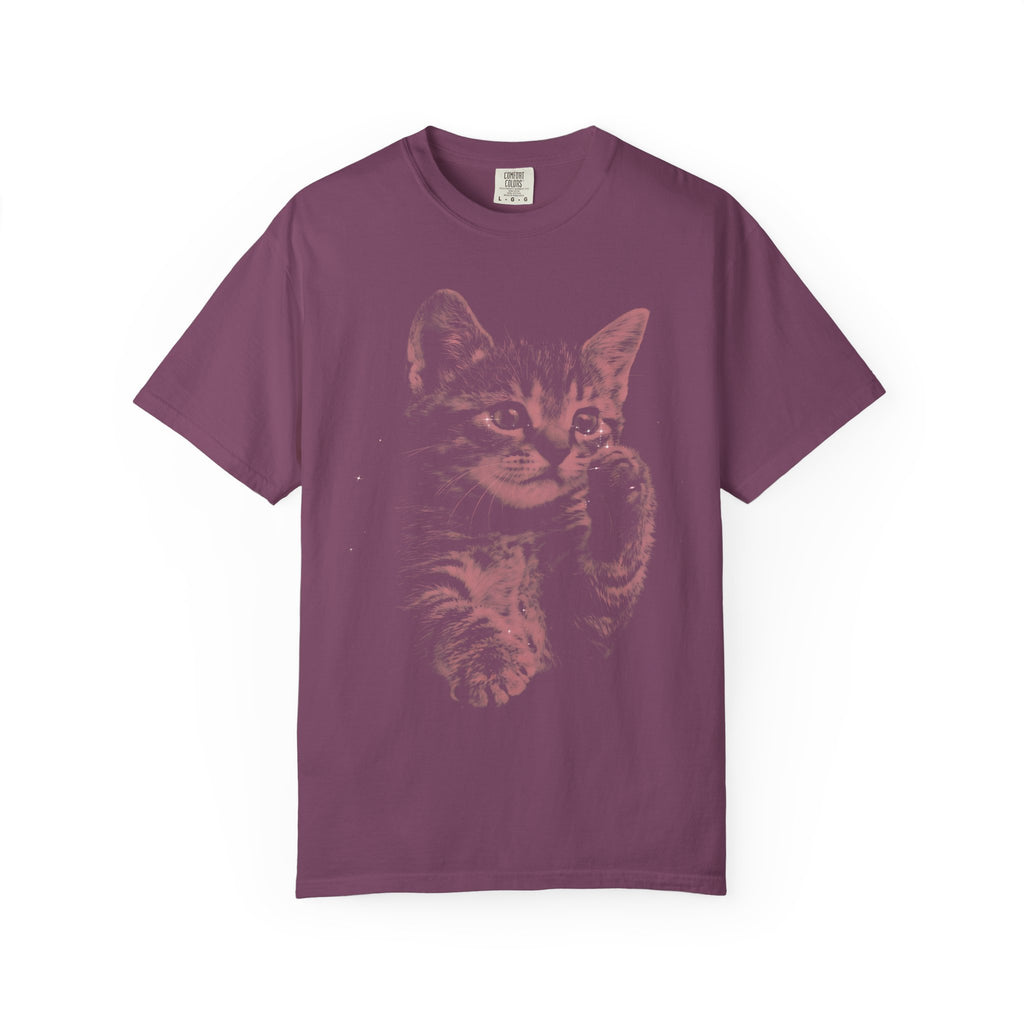 Cosmic Red Kitten Classic Tee | Galaxy Feline | Starry Sparkles