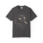 Nuit Black Cat Classic Tee | Edgy Vintage Art | Night Cigarette