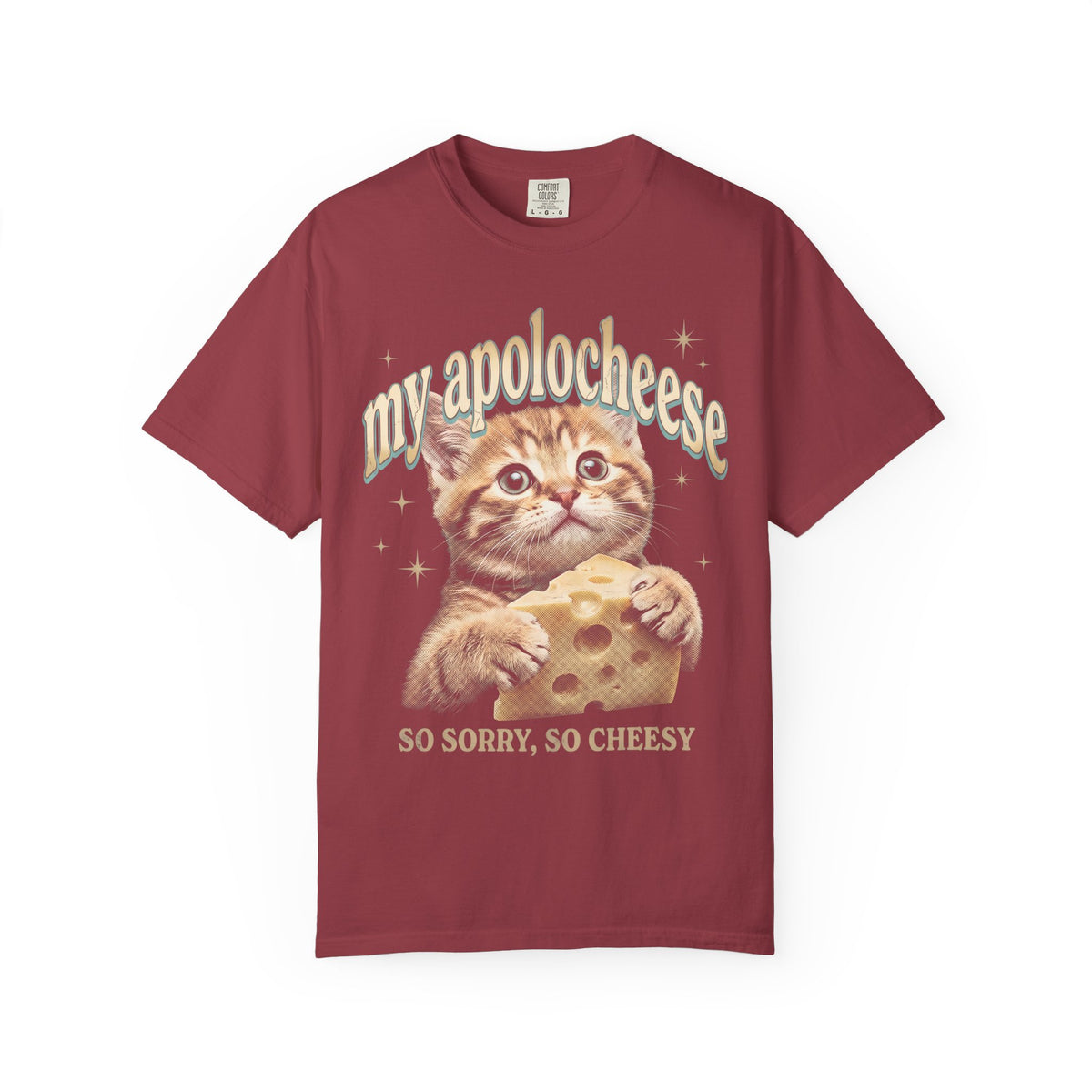 My Apolocheese Cat Classic Tee | Cute Swiss Cheese | Retro Pun