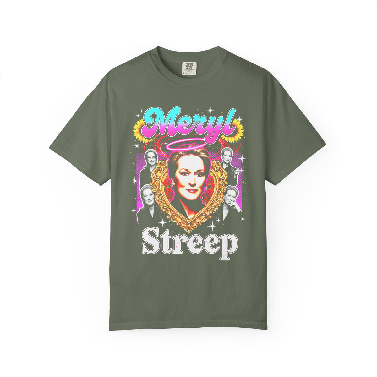 Meryl Streep Classic Tee | 90s Vintage | Actress Gift
