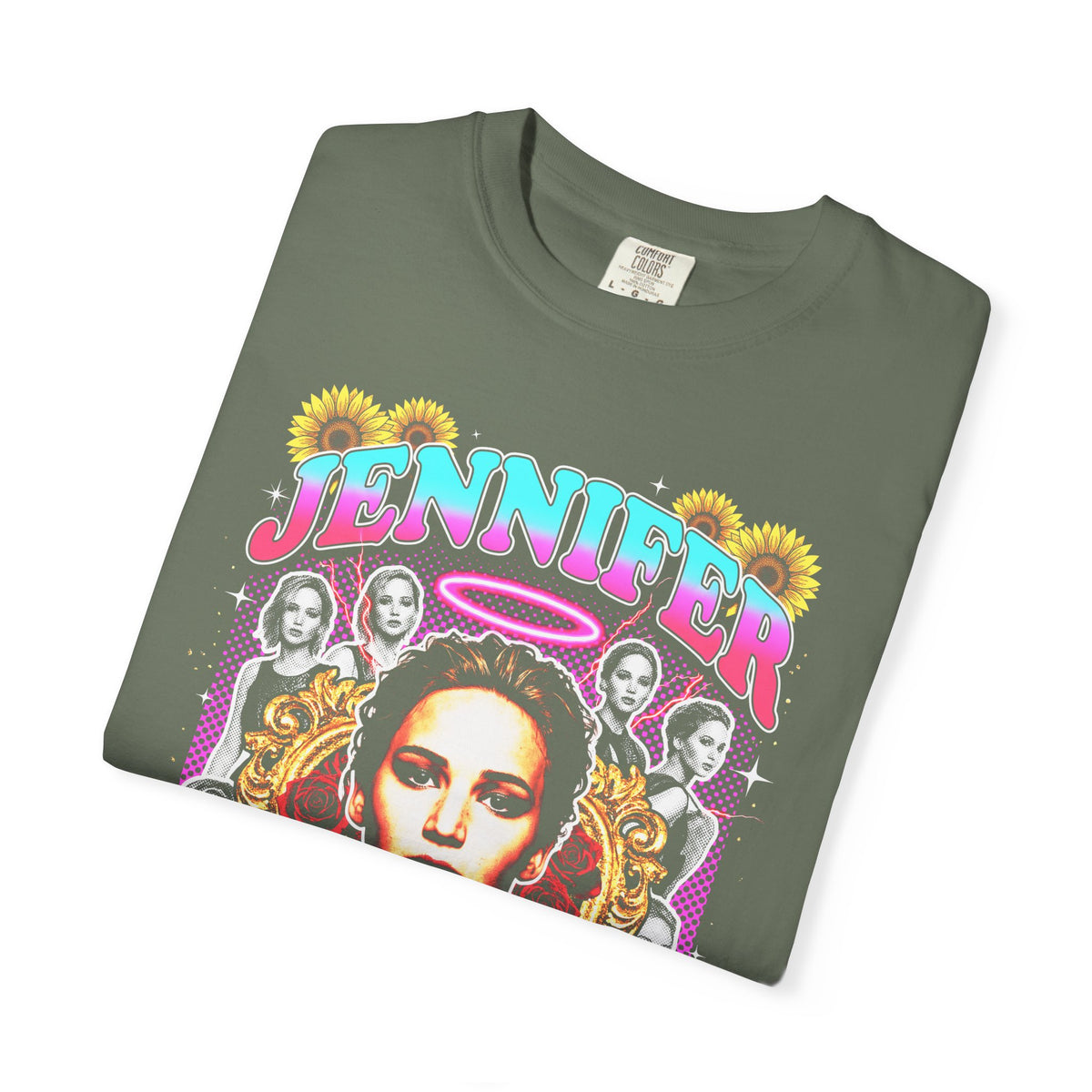 Jennifer Lawrence Classic Tee | 90s Graphic | Bootleg Gift