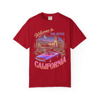 Hotel California Classic Tee | Retrowave Car | Vaporwave Art