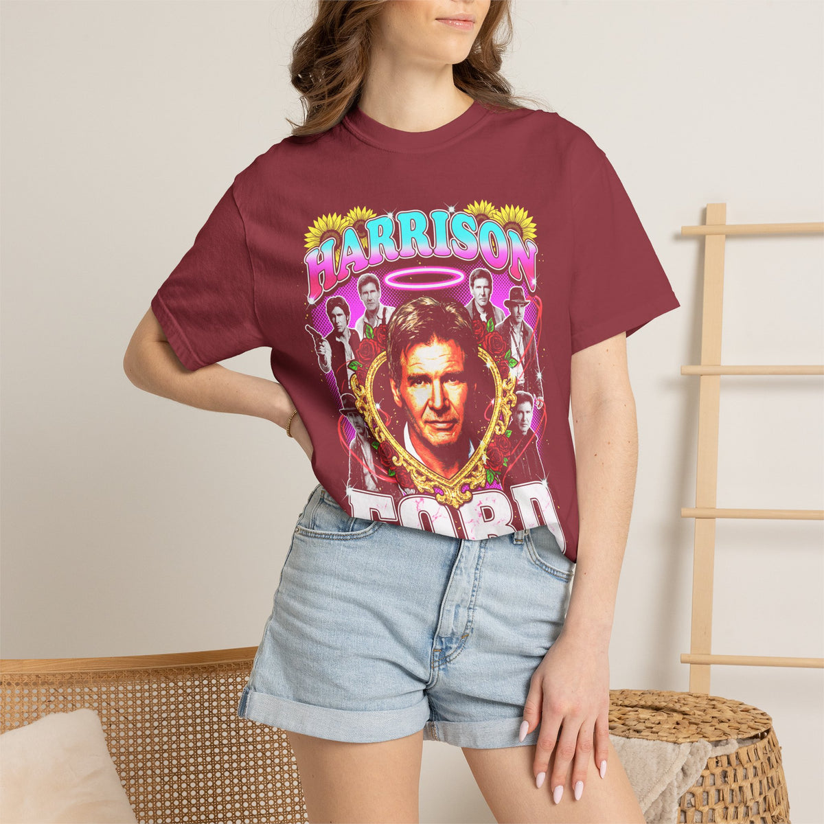 Harrison Ford Classic Tee | 90s Vintage | Movie Gift