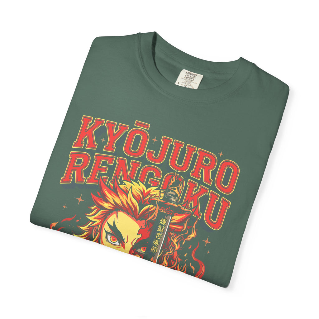The Flame Hashira Fire Classic Tee | Anime Manga | Retro Gift