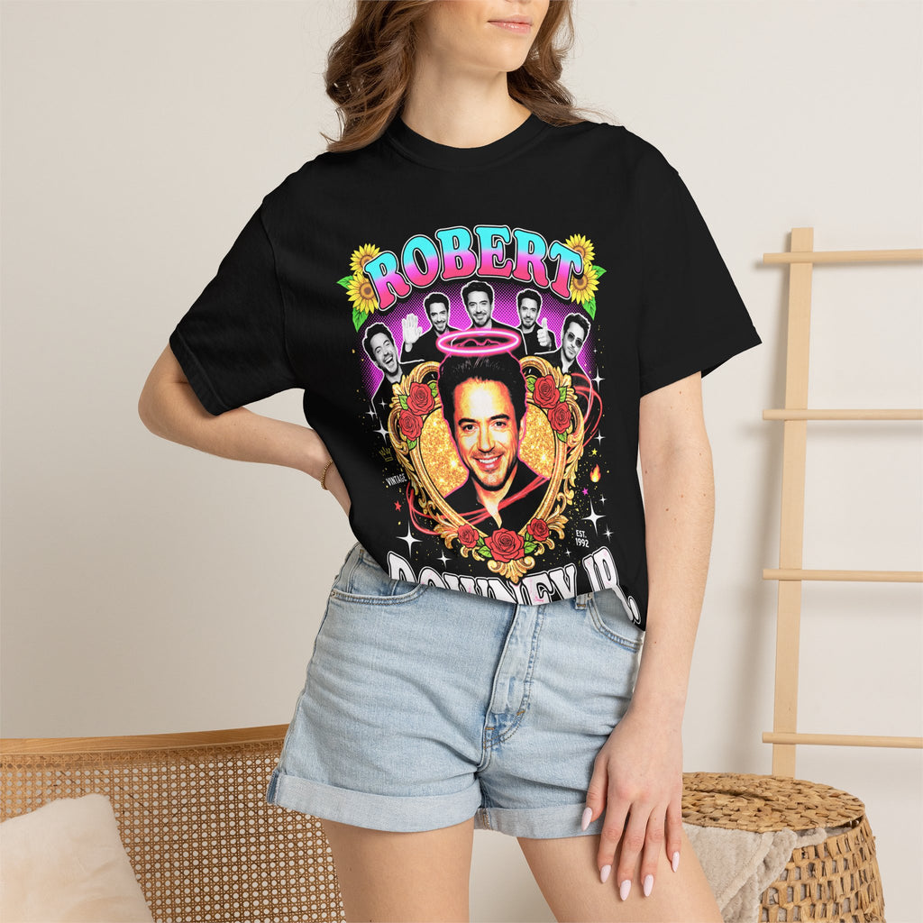 Robert Downey Jr T-Shirt - Retro Actor 1992 Graphic Tee