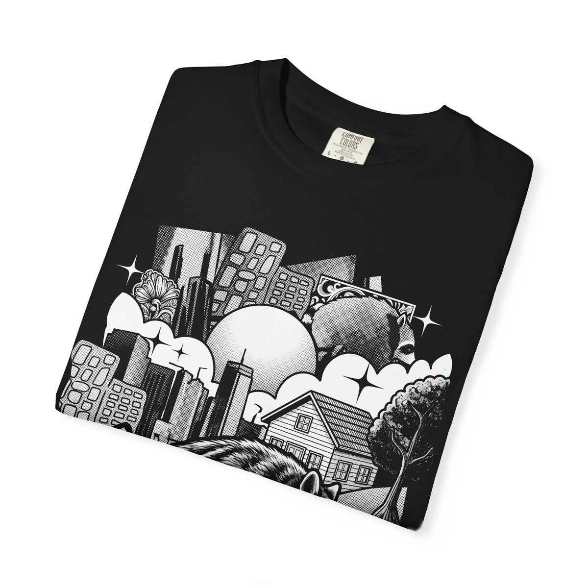 Raccoon City Skull Classic Tee | 90s Retro | Gaming Gift