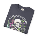 All Plants Are Edible Classic Tee | Vintage Skull | Botany Gift