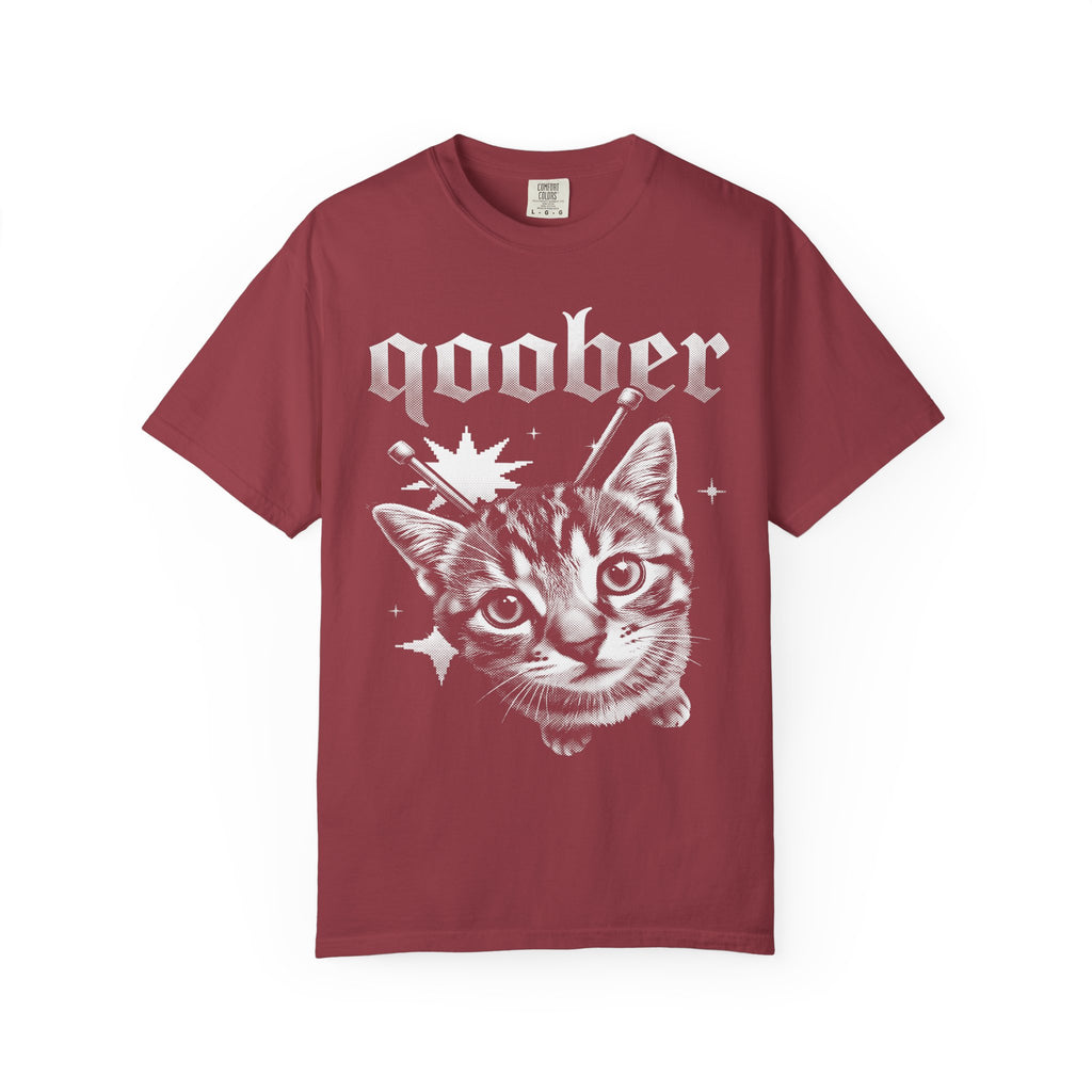 Qoober Gothic Cat Classic Tee | Metal Kitten | Punk Aesthetic