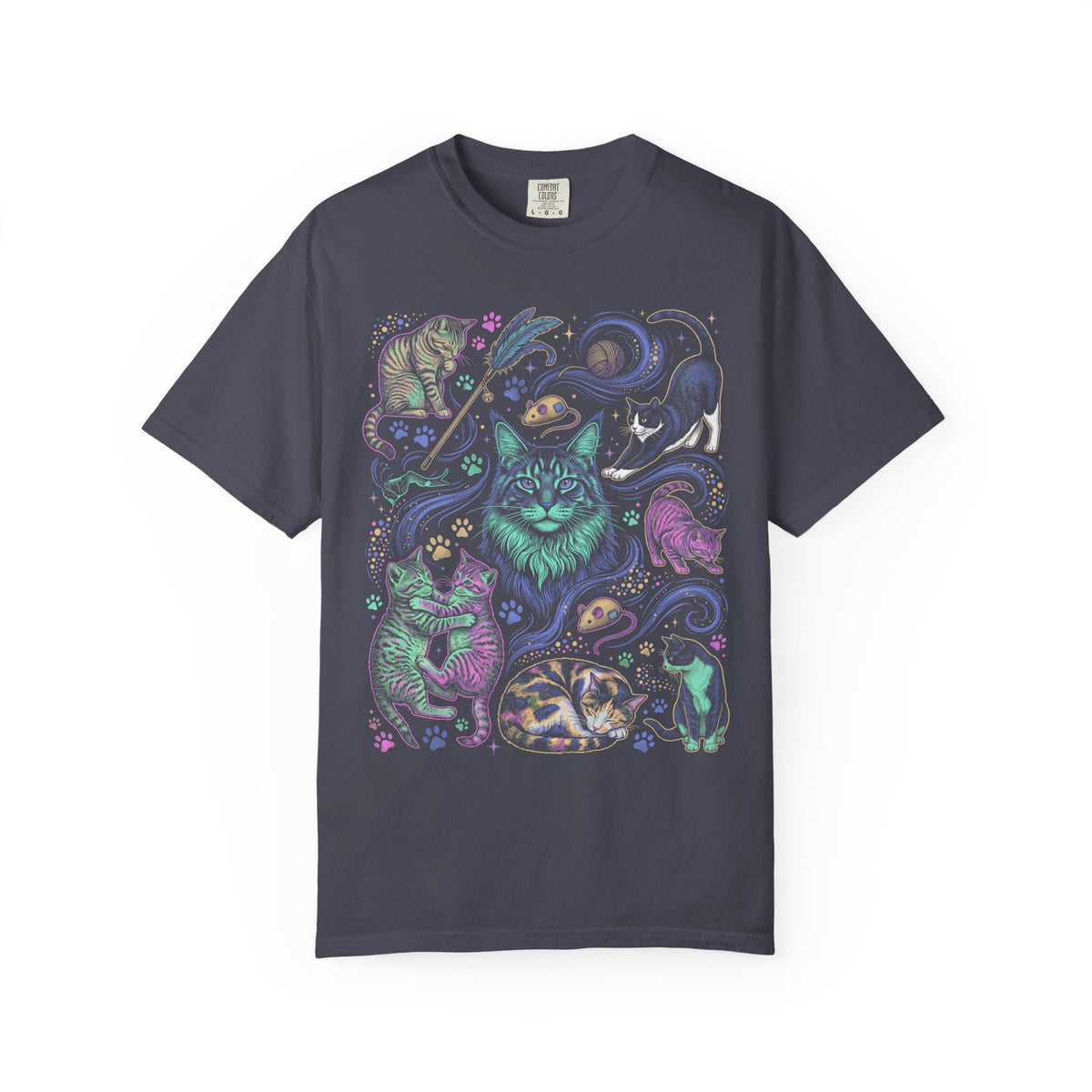 Cute Cat Meow Classic Tee | Vintage Toy Mouse | Pet Feline