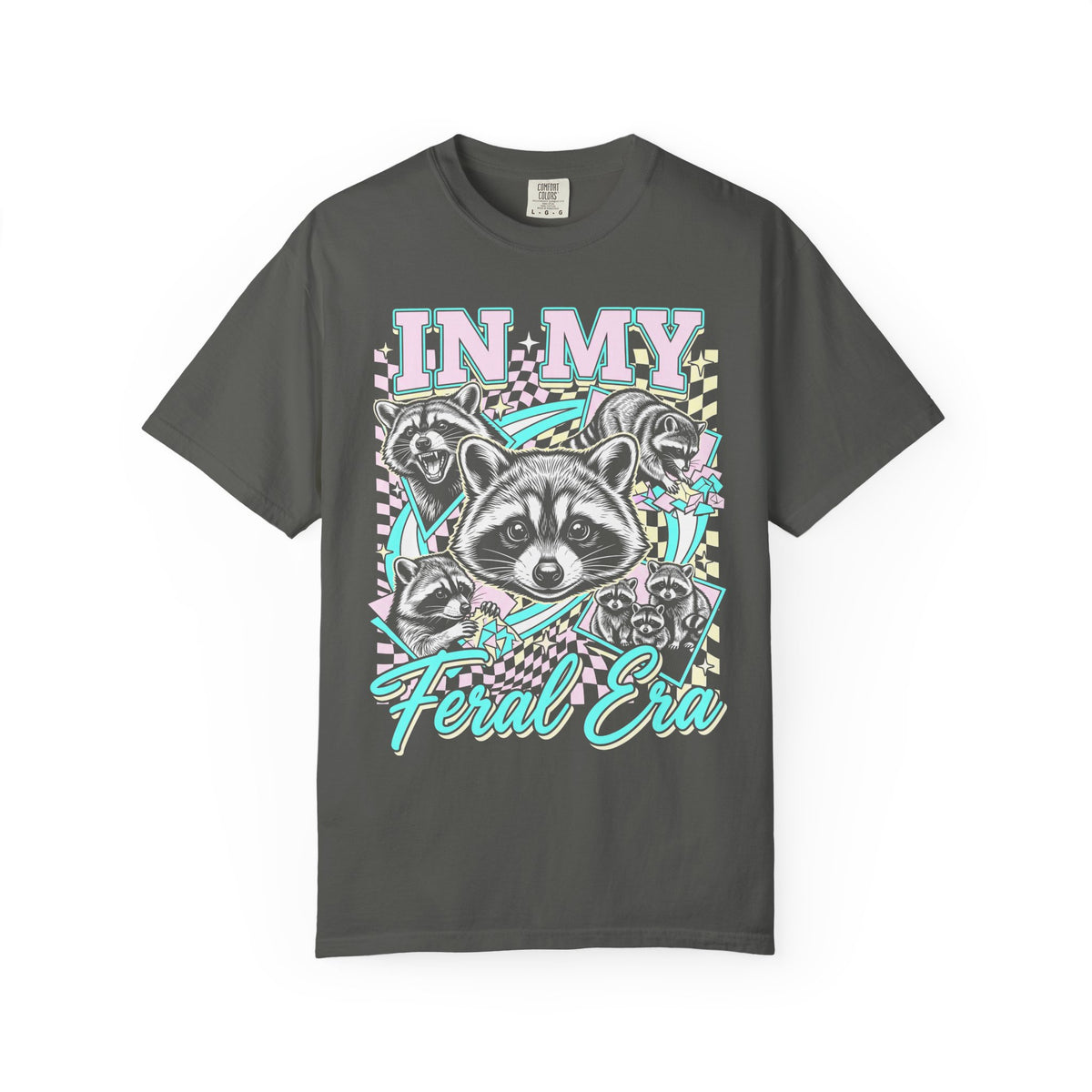 In My Feral Era Raccoon Classic Tee | 90s Vintage | Graphic