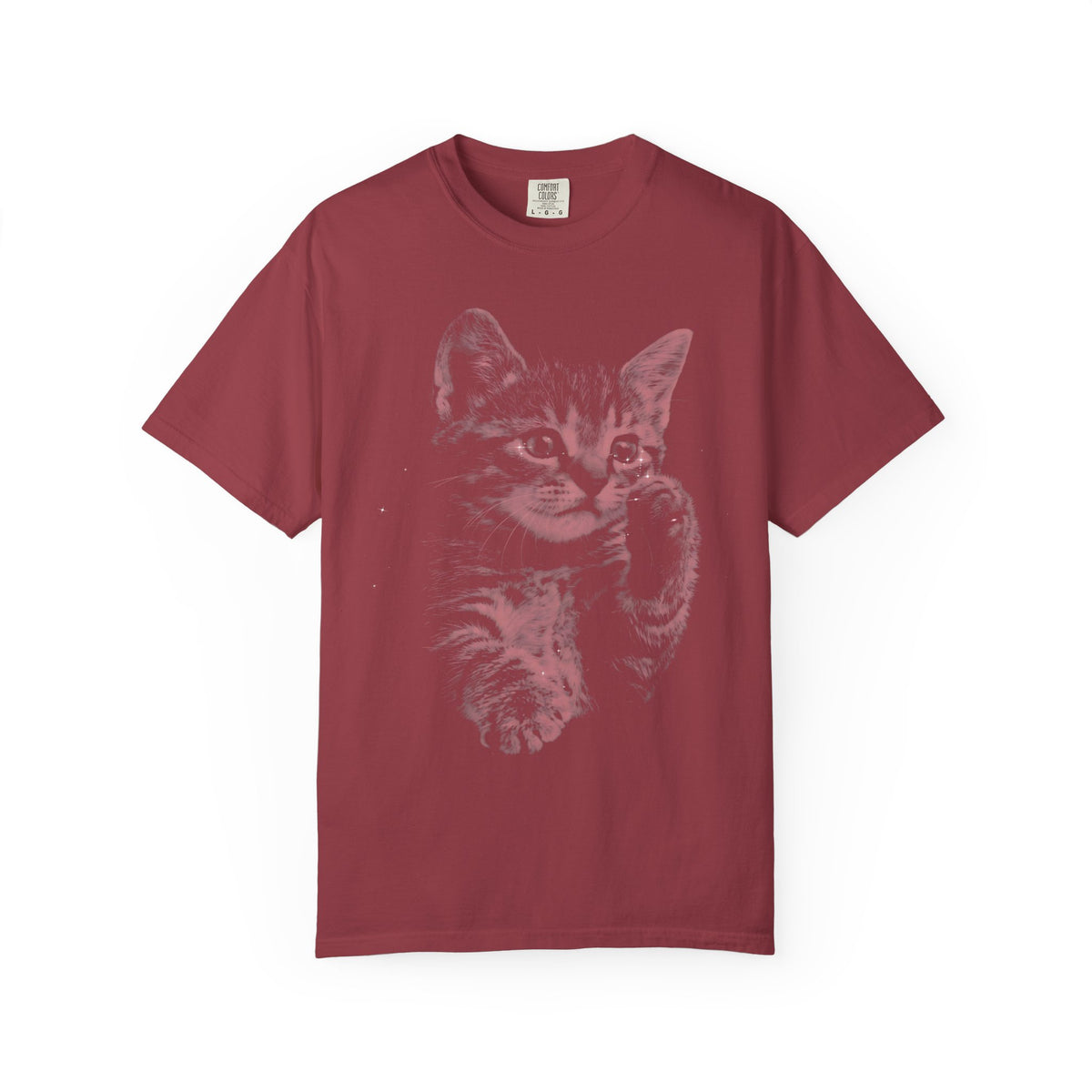 Cosmic Red Kitten Classic Tee | Galaxy Feline | Starry Sparkles