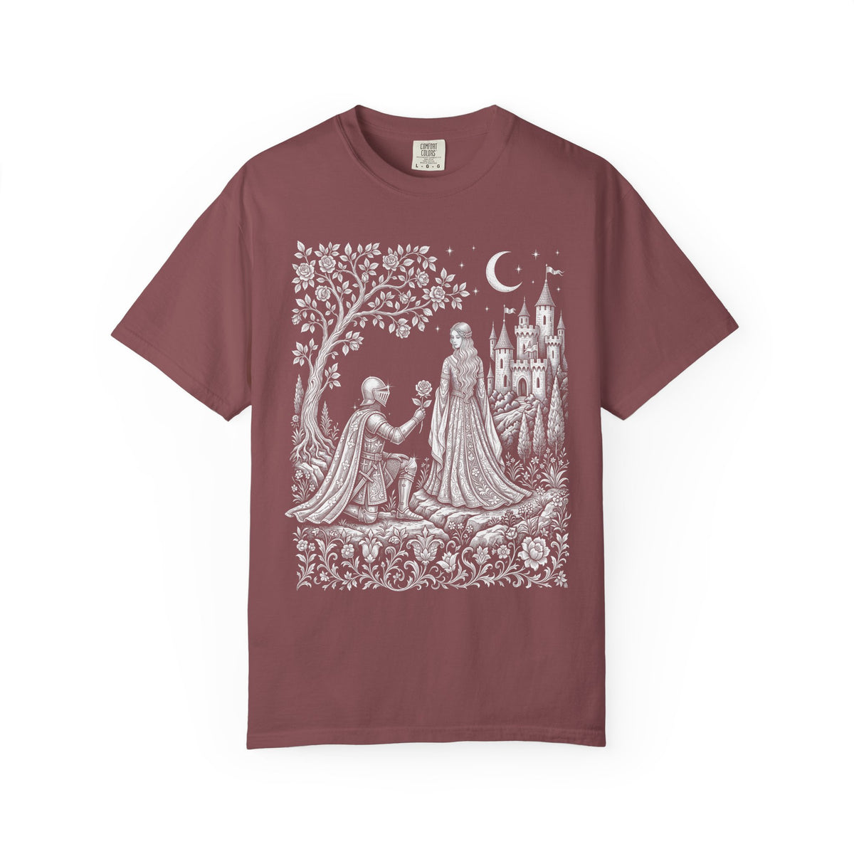 Medieval Fantasy Romance Classic Tee | Knight Lady | Alchemical Moon