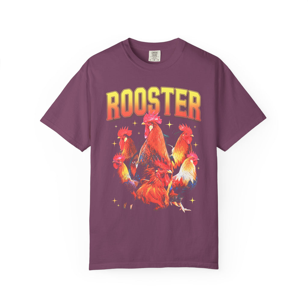 Vintage Rooster Classic Tee | 90s Graphic | Chicken Gift