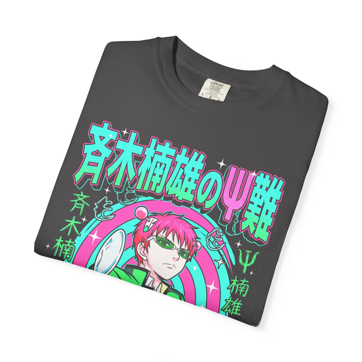 Psychic Boy Pink Hair Classic Tee | Retro Anime | 90s Vintage