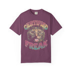 Certified Freak Cat Classic Tee | Funny Blep Mlem | Retro Art