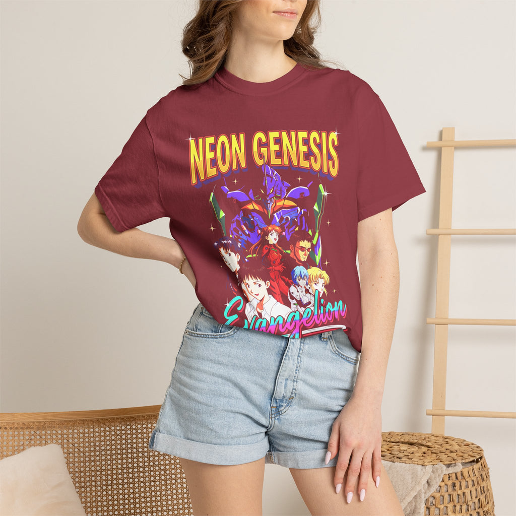 Retro Mecha Pilot Classic Tee | Neon Robot | Sci-Fi Anime Gift