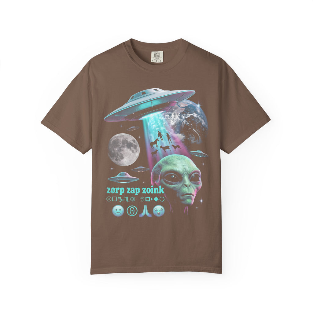 Zorp Zap Zoink Alien Classic Tee | UFO Abduction | Sci-Fi Space