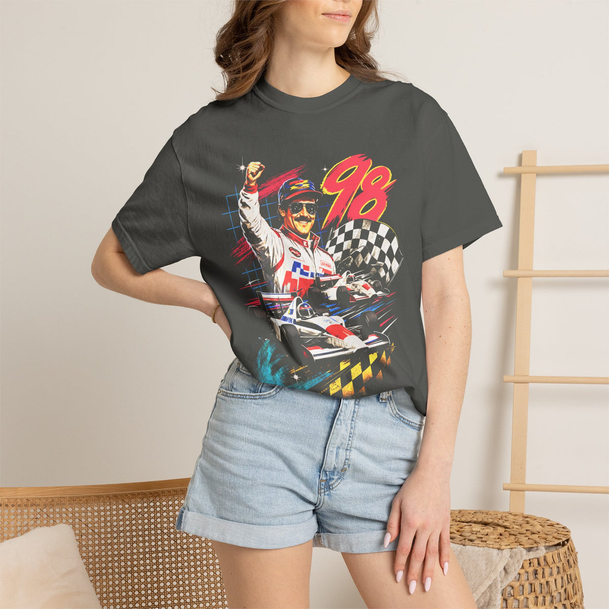 Vintage 98 Racing Driver Classic Tee | 90s Motorsport Gift