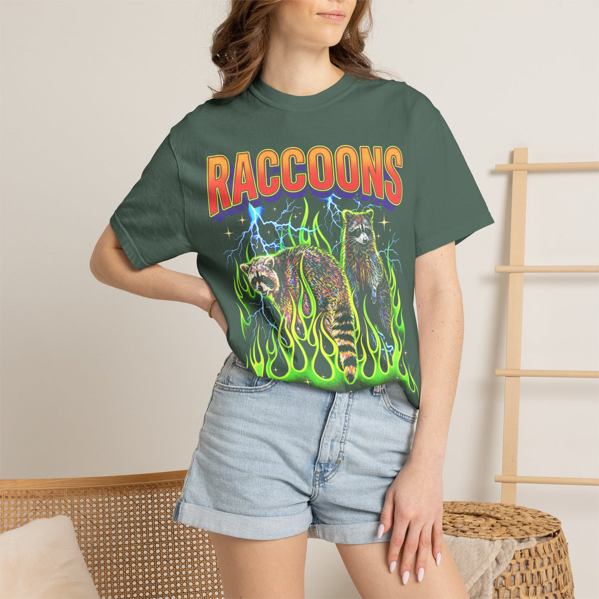 Retro Trash Panda Raccoons Classic Tee | 90s Vintage Gift